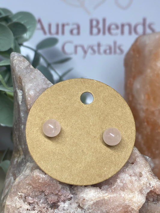 Rose Quartz Earrings