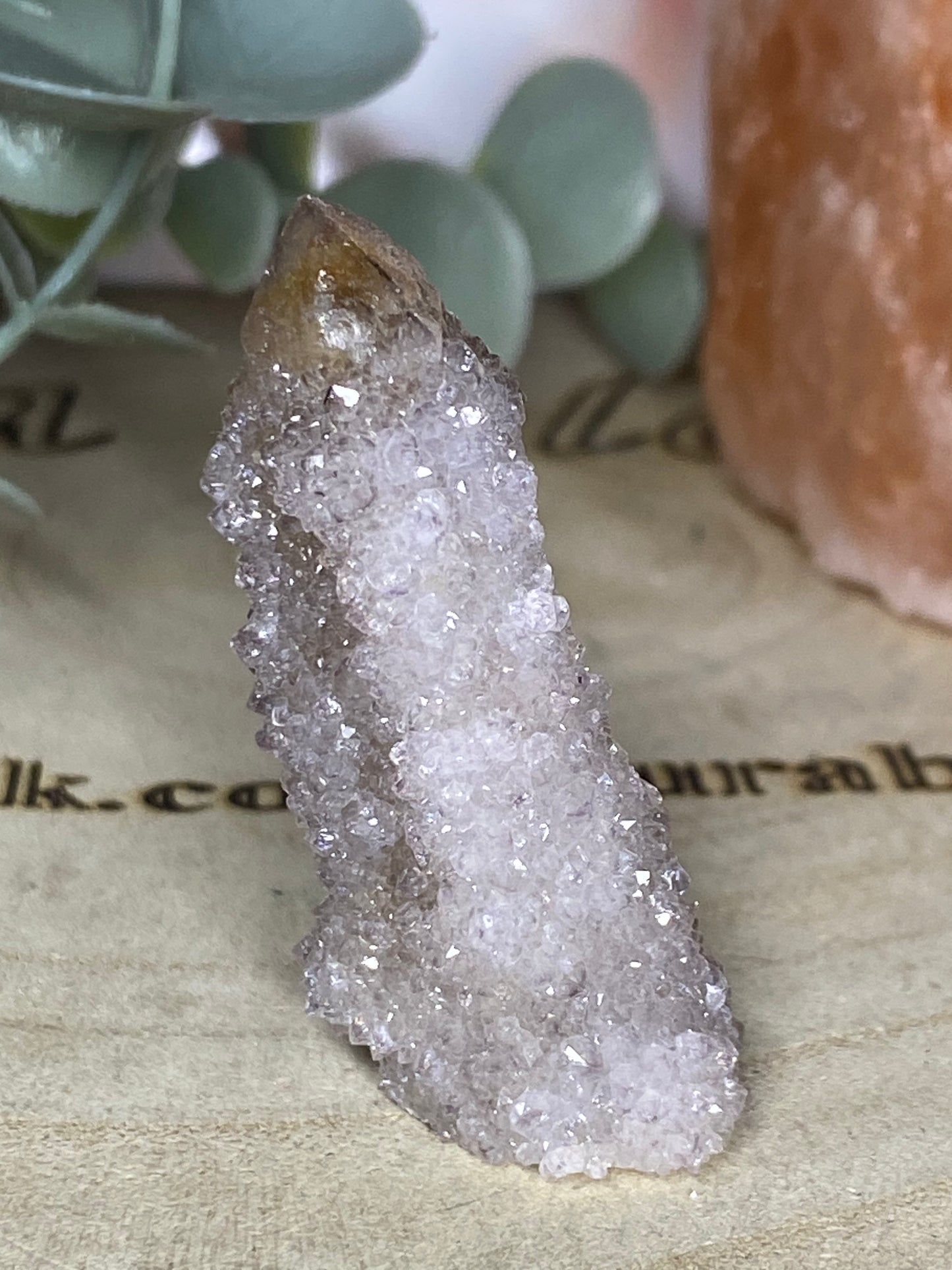 Spirit Smokey Amethyst (golden healer inclusions)