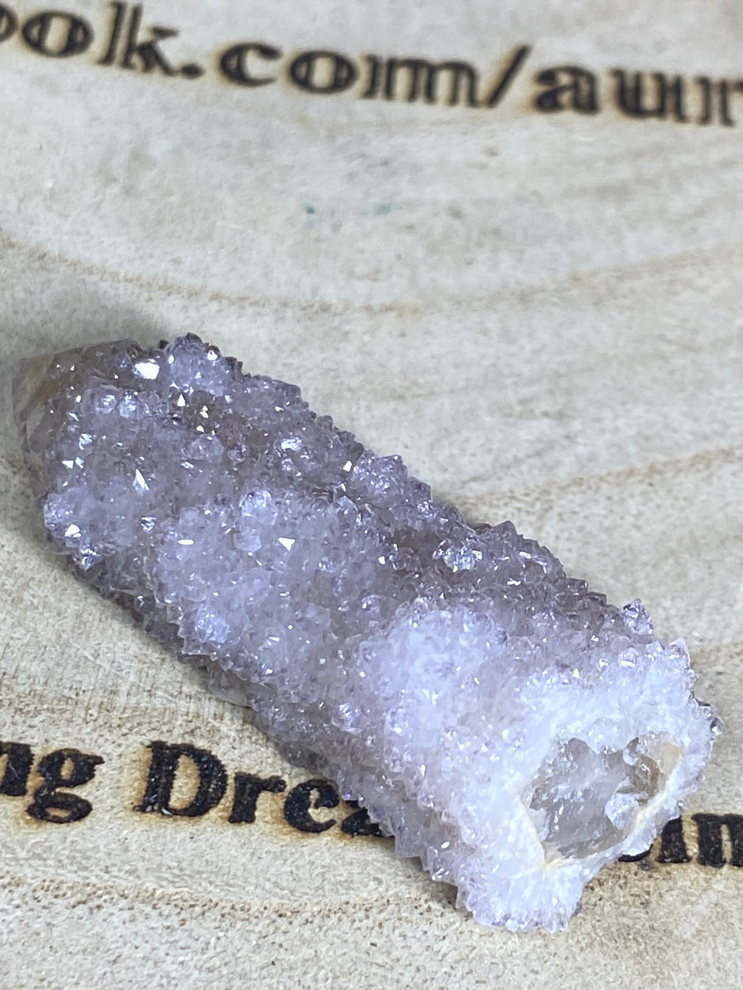 Spirit Smokey Amethyst (golden healer inclusions)