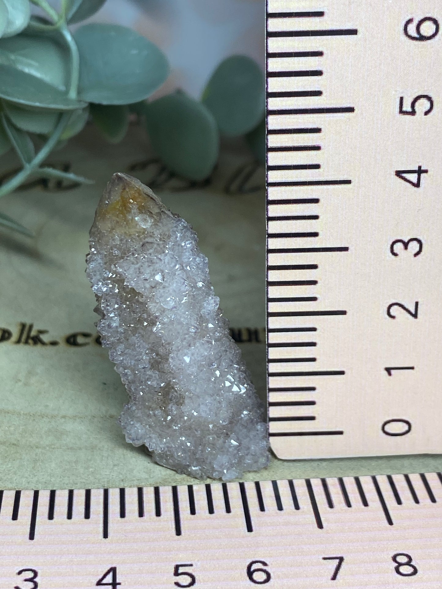 Spirit Smokey Amethyst (golden healer inclusions)