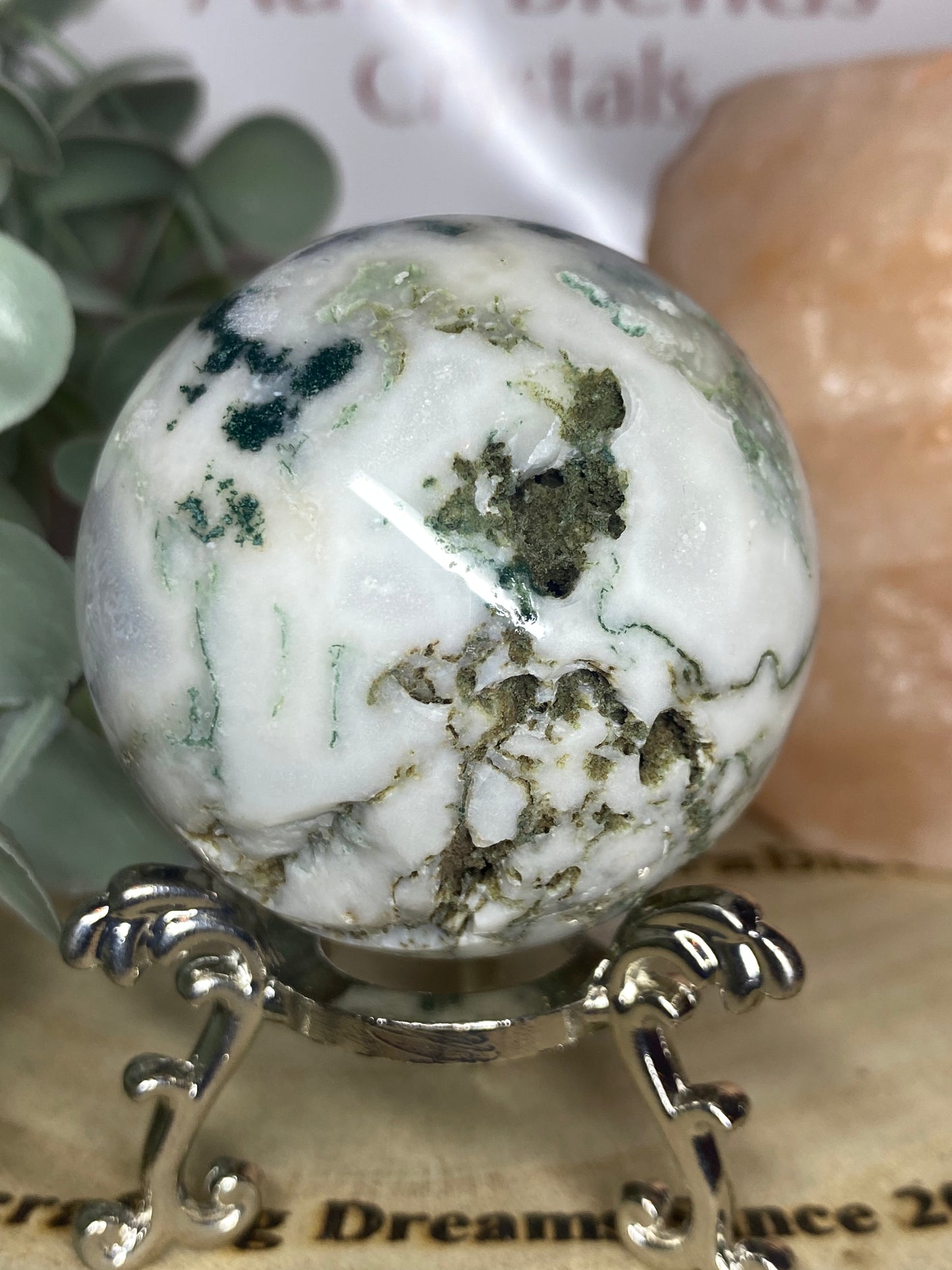 Moss Agate Sphere