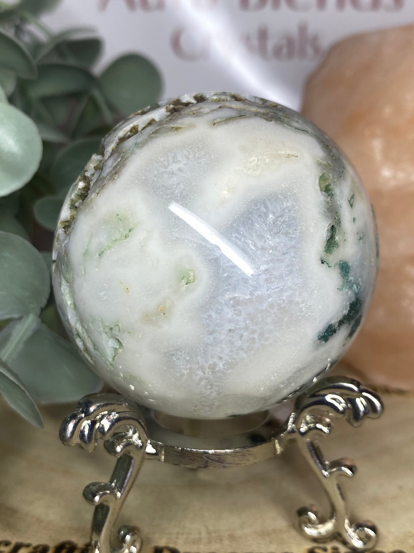 Moss Agate Sphere