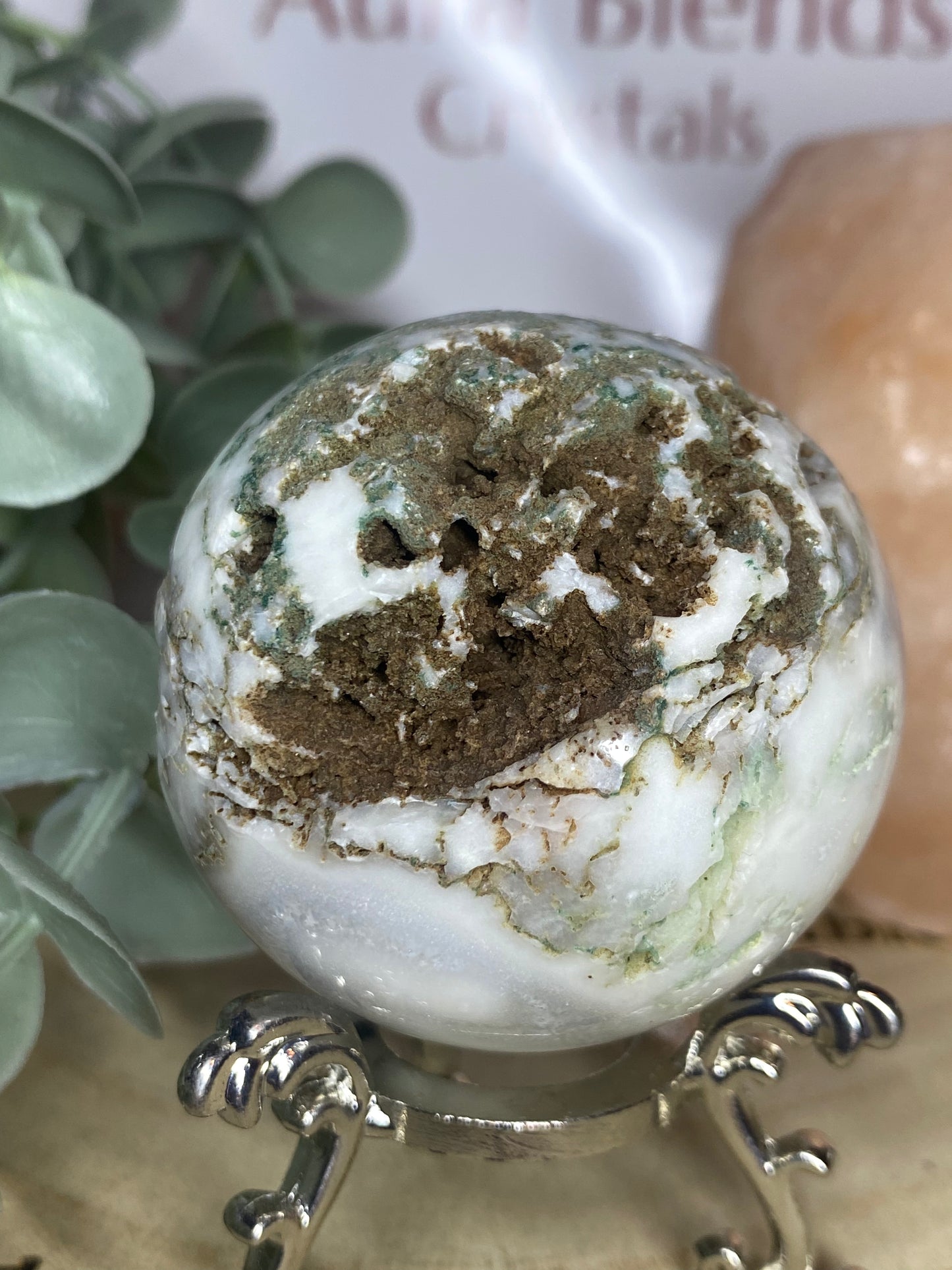 Moss Agate Sphere