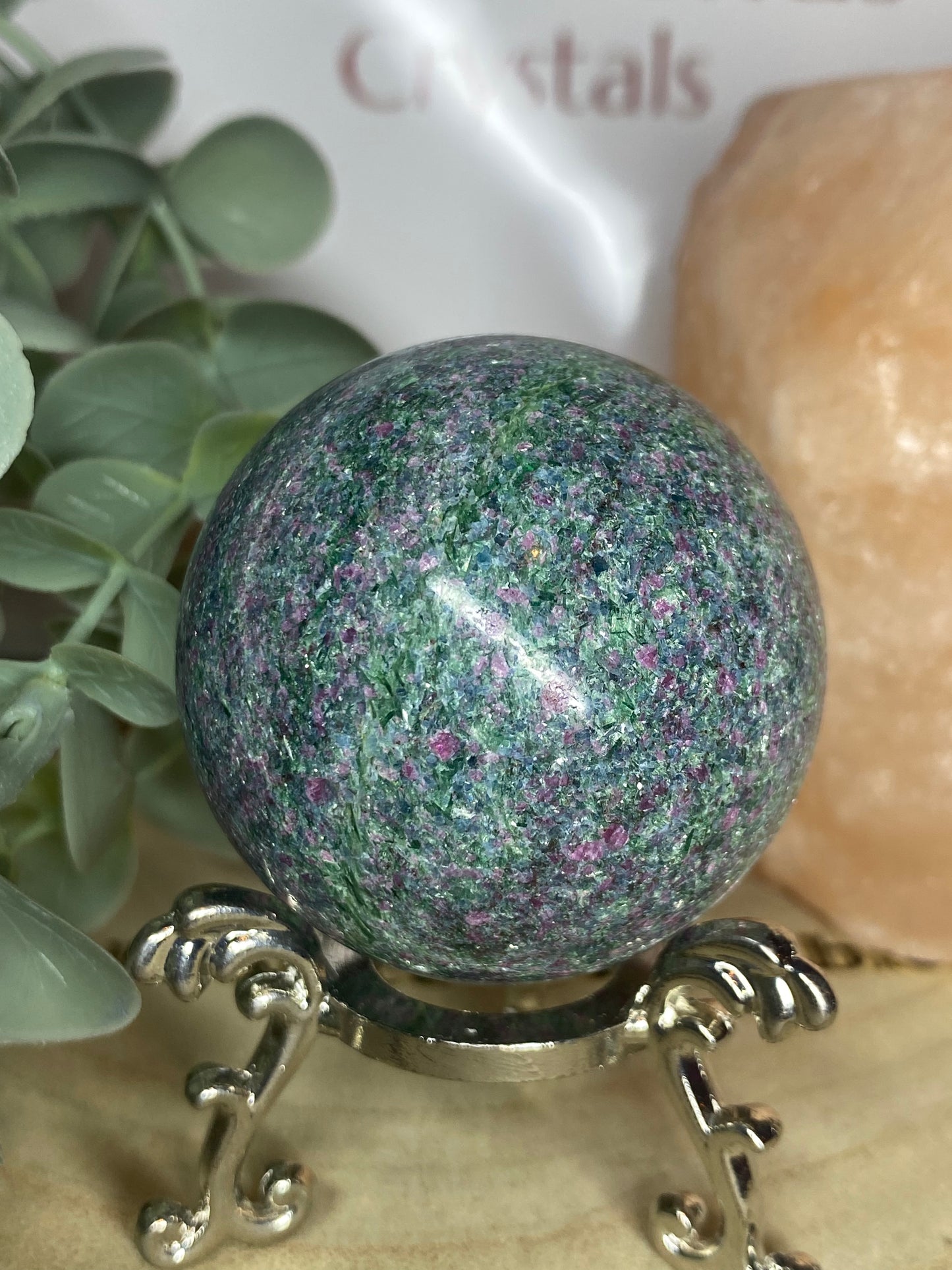 Ruby Fuschite sphere