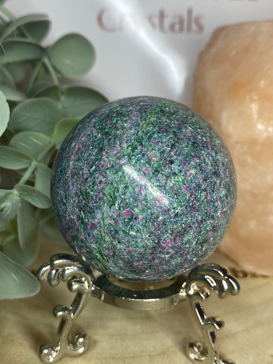 Ruby Fuschite sphere