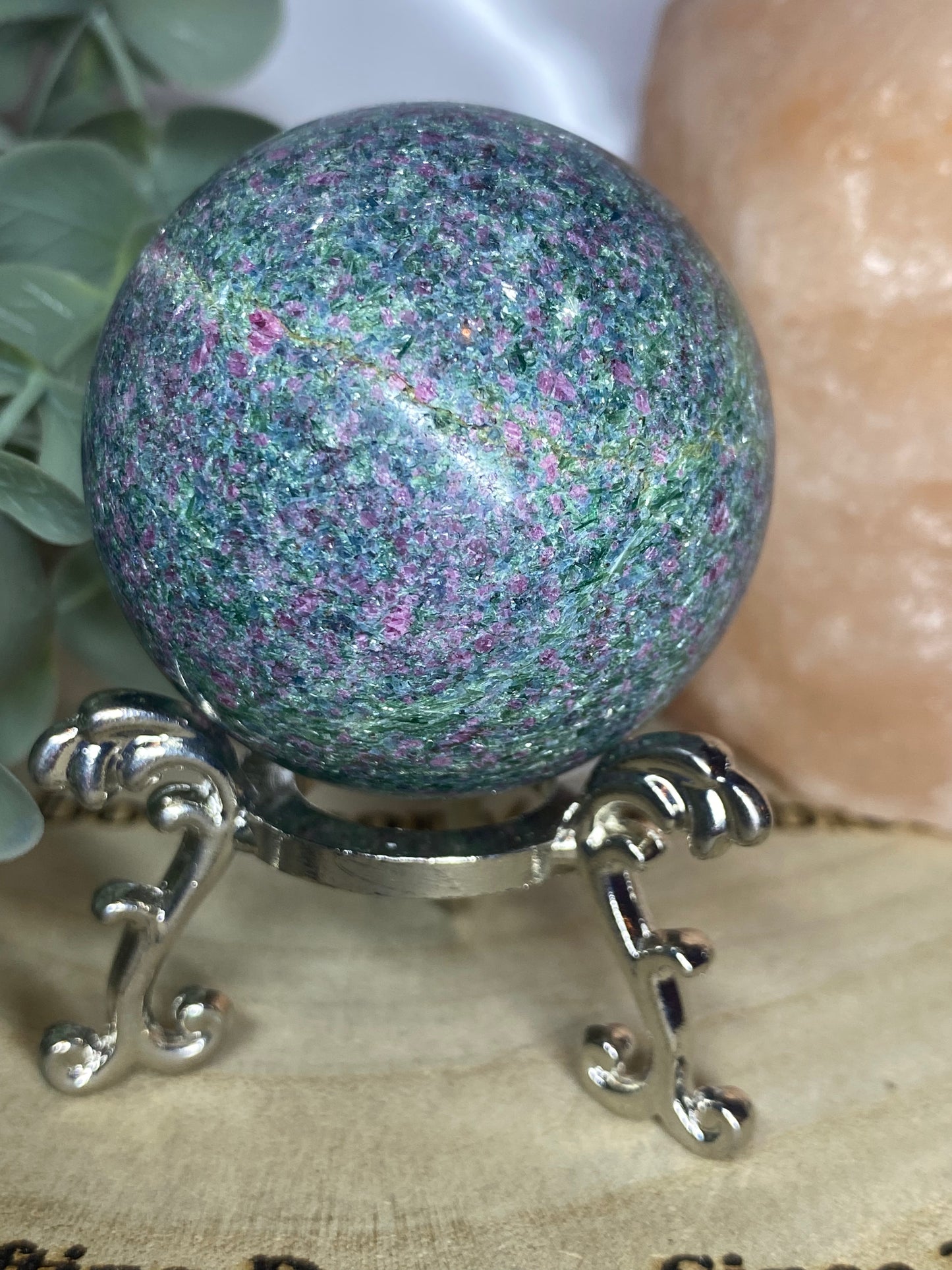 Ruby Fuschite sphere