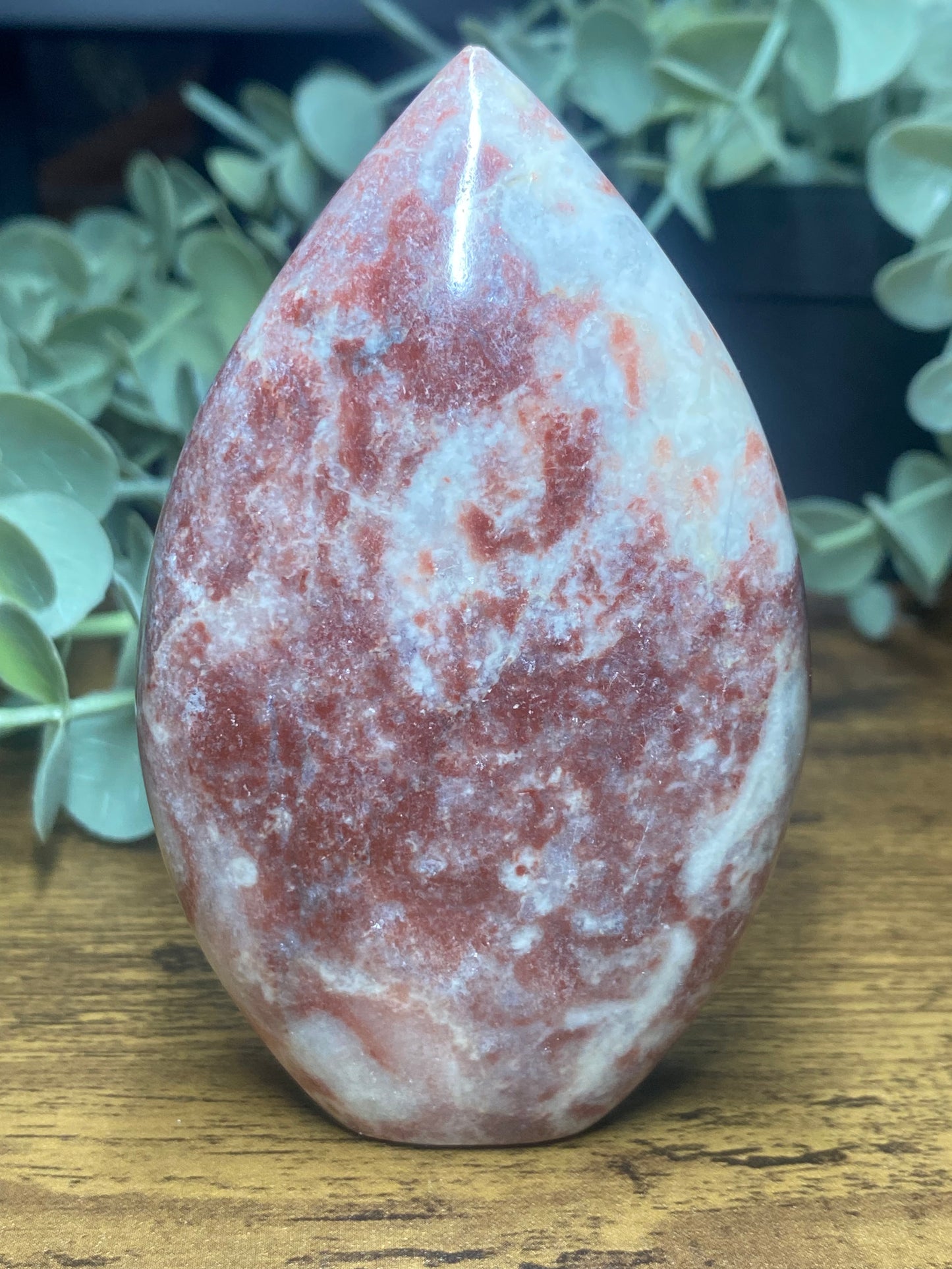 Pink Shel Jasper Free Form