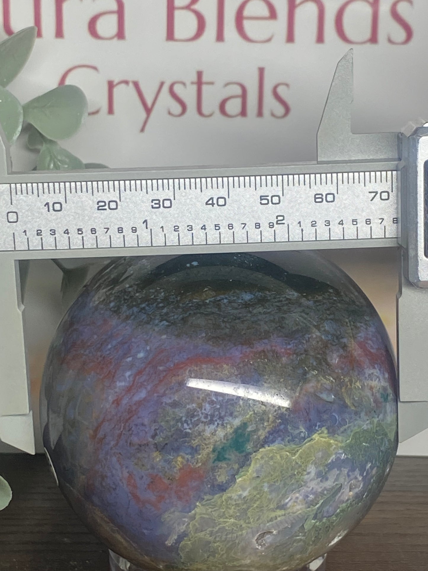 Ocean Jasper with Moss agate Sphere